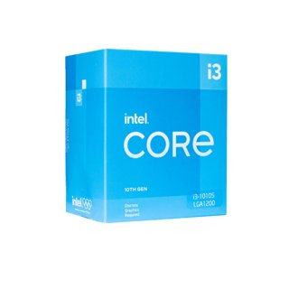 CPU Intel Core i3-10105 - Tray New (3.70 GHz up to 4.40 GHz, 4 Nhân 8 Luồng, 6MB Cache, LGA 1200, Comet Lake)