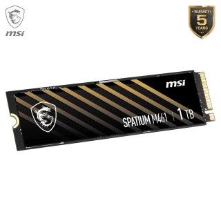 Ổ cứng SSD MSI Spatium M461 1TB NVMe M.2 Gen4x4 ( R:5000MB/s / W:4200MB/s)