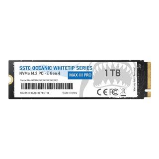 Ổ cứng SSD SSTC MAX-III Pro 1TB NVMe M.2 Gen4x4 (R: 5000MB/s ,W :3500MB/s)