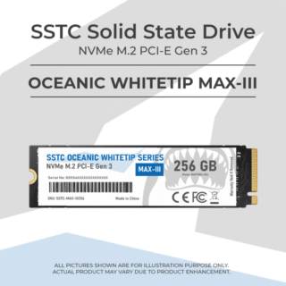 Ổ cứng SSD SSTC Oceanic Whitetip 256GB NVMe M.2 MAX-III Gen 3