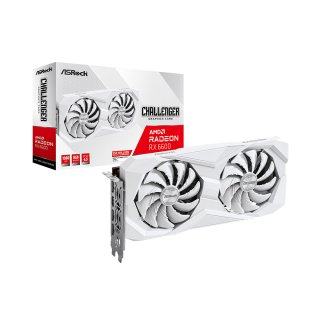 VGA ASRock Radeon RX 6600 Challenger White 8GB GDDR6