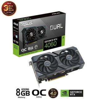 VGA Asus Dual GeForce RTX 4060 OC Edition 8GB GDDR6 Black