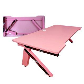 Bàn Bệt Gaming Chữ K Màu Hồng