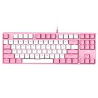 Bàn phím cơ DareU EK87 Pink White/Hồng Trắng