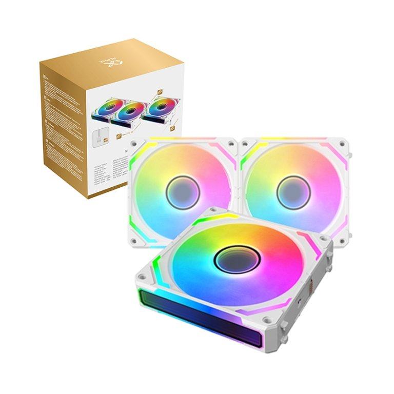 Bộ Kit 3 Fan Xigmatek Starlink Led Rgb Đen/Trắng