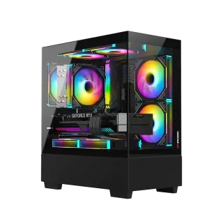 Case Magic Mix-Tower M-ATX Black/Đen