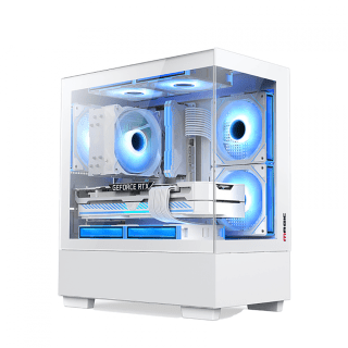 Case Magic Mix-Tower M-ATX White /Trắng