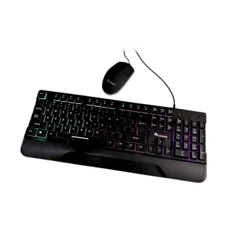 Combo Bàn phím giả cơ + Chuột gaming Asestek KM1925 Black/Đen