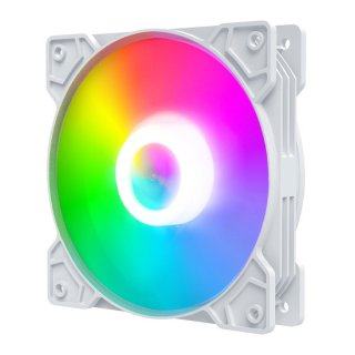 Fan Case Coolmoon K8 RGB (Trắng) (Nguồn Trực Tiếp)