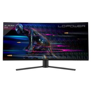 Màn hình PC Cong LC-POWER LC-M34-UWQHD-165-C Gaming (34inch Ultra Wide 21:9, 2K, VA, 165Hz)