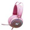 Tai Nghe Gaming G-NET G09 7.1 RGB Pink/Hồng
