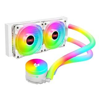 Tản Nhiệt AIO Coolmoon AOSOR 240 RGB White/Trắng
