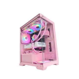 Vỏ Case Centaur Lumix Pink/ Hồng (Sẵn 3 Fan Led)