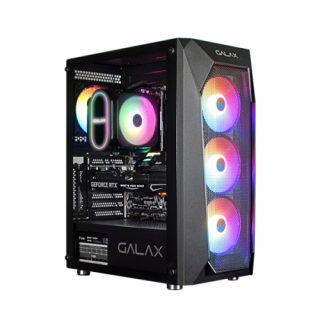 Vỏ Case GALAX REVOLUTION 05 Black/Đen (Kèm 4 Fan)