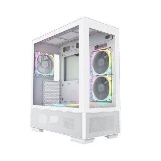 Vỏ Case Montech SKY TWO White/Trắng (Kèm 4 Fan)
