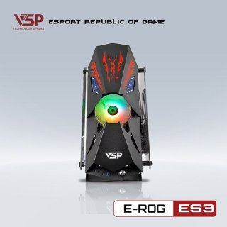 Vỏ Case VSP E-ROG ES3 Gaming (Kèm 5 Fan)