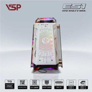 Vỏ Case VSP Esport Rog ES1 (White/Trắng) (No Fan)
