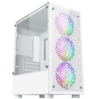 Vỏ Case Xigmatek NYX Artic White/Trắng (Kèm 3 Fan Led RGB)