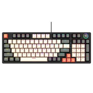 Bàn phím cơ E-DRA EK398 Beta Brown Switch (Gray+White)