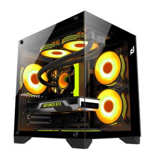 Case EDRA ECS1503 - Black/Đen (Kèm 3Fan Led RGB)