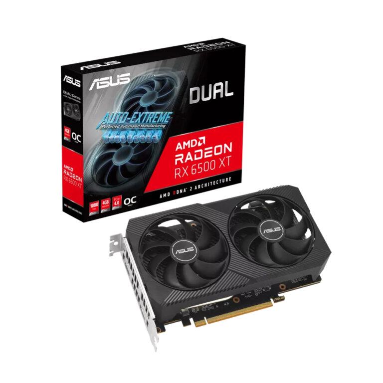 VGA Asus Dual Radeon RX 6500 XT V2 OC Edition 4GB GDDR6