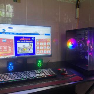 Góc PC Gaming NVT 78 – T1/2025 (B450/ Ryzen 3 3200G/ 16GB/ NVMe 256GB/ Onboard Vega 8/ 550W/ LCD 24inch 75Hz)