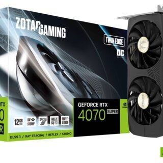 VGA ZOTAC GAMING RTX 4070 SUPER Twin Edge OC 12GB GDDR6X