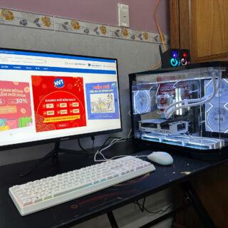 Góc PC Gaming NVT 69 – T1/2025 (B550/ Ryzen 7 5700X3D/ 32GB/ NVMe 500GB/ RTX 4060 8GB/ 750W/ LCD 27inch 180Hz)