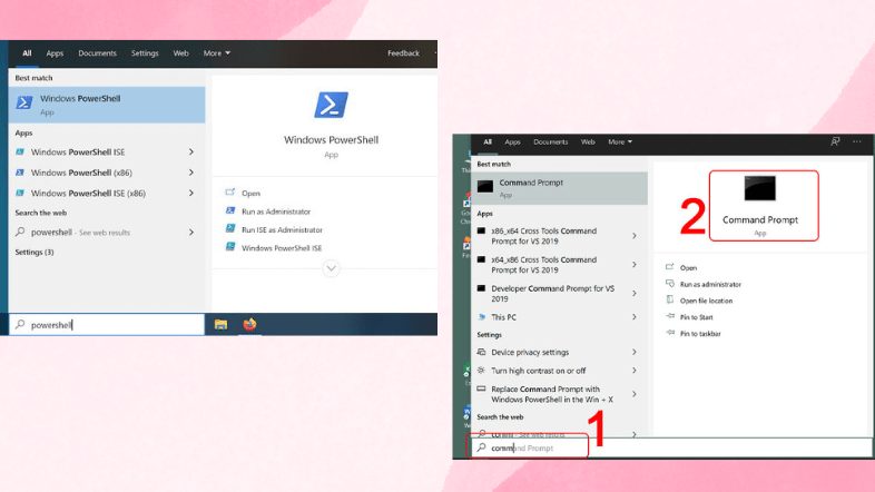 Cách chỉnh độ sáng màn hình PC - Điều chỉnh bằng Command Prompt (CMD) hoặc PowerShell.