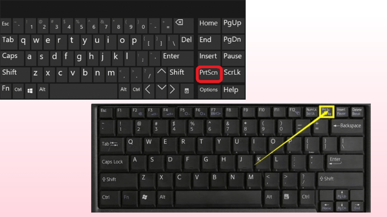 Cách chụp màn hình pc - bằng phím Print Screen