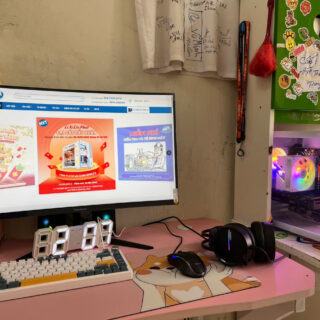 Góc PC Gaming NVT 84 – T2/2025 (H610/ i5 12400F/ 16GB/ NVMe 256GB/ RX 6500XT 4GB/ 550W/ LCD 27inch 240Hz)