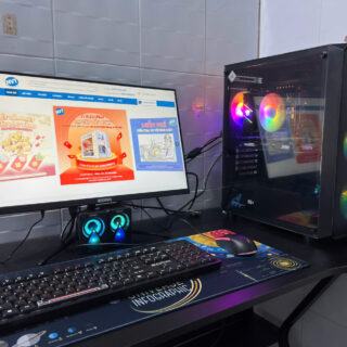 Góc PC Gaming NVT 89 – T2/2025 (X99/ E5 2680V4/ 64GB/ NVMe 512GB/ GTX 1070 8GB/ 650W/ LCD 24inch 100Hz)