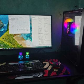 Góc PC Gaming NVT 90 – T2/2025 (X99/ E5 2683V4/ 64GB/ NVMe 512GB/ GTX 1070 8GB/ 650W/ LCD 27inch 100Hz)