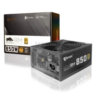 Nguồn JETEK RM850 E5.0 Full Modular 850W ( 80Plus Gold /Active PFC/ Full modular/ ATX 3.0)