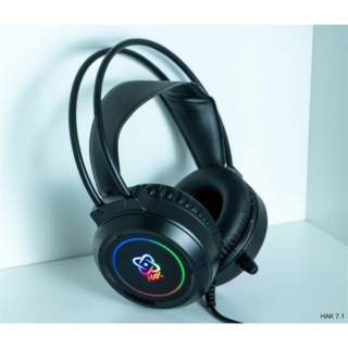 Tai nghe Gaming HAK 7.1 Surround Led RGB Đen/Black