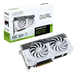 VGA Asus Dual GeForce RTX 4070 EVO OC Edition 12GB GDDR6X White/Trắng