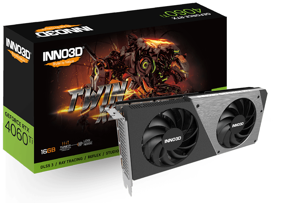VGA INNO3D GeForce RTX 4060 Ti 16GB GDDR6 TWIN X2 2 FAN