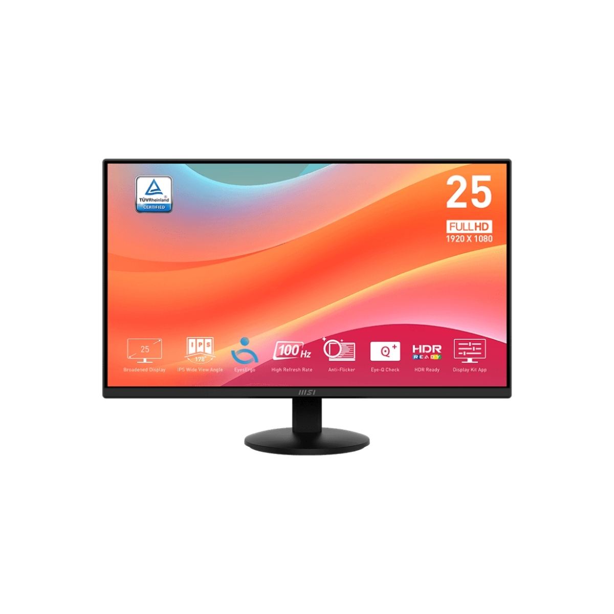 Màn hình PC MSI Pro MP252L (24.5Inch/ FHD/ IPS/ 100Hz/ 1ms)