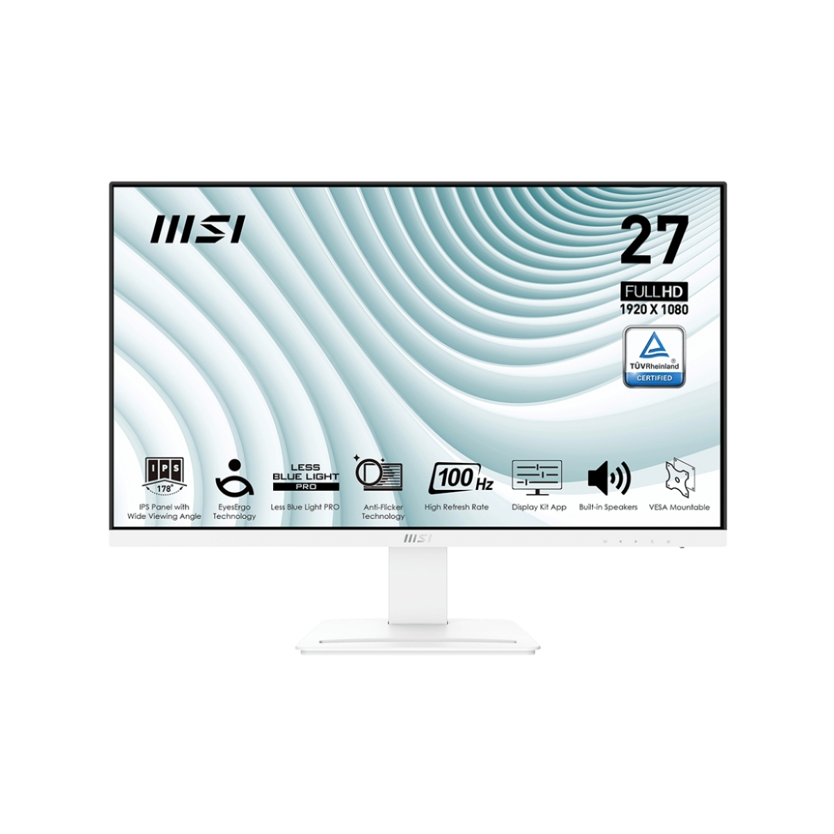 Màn Hình PC MSI PRO MP273AW (27inch/ IPS/ FHD/ 100Hz/ 1ms)