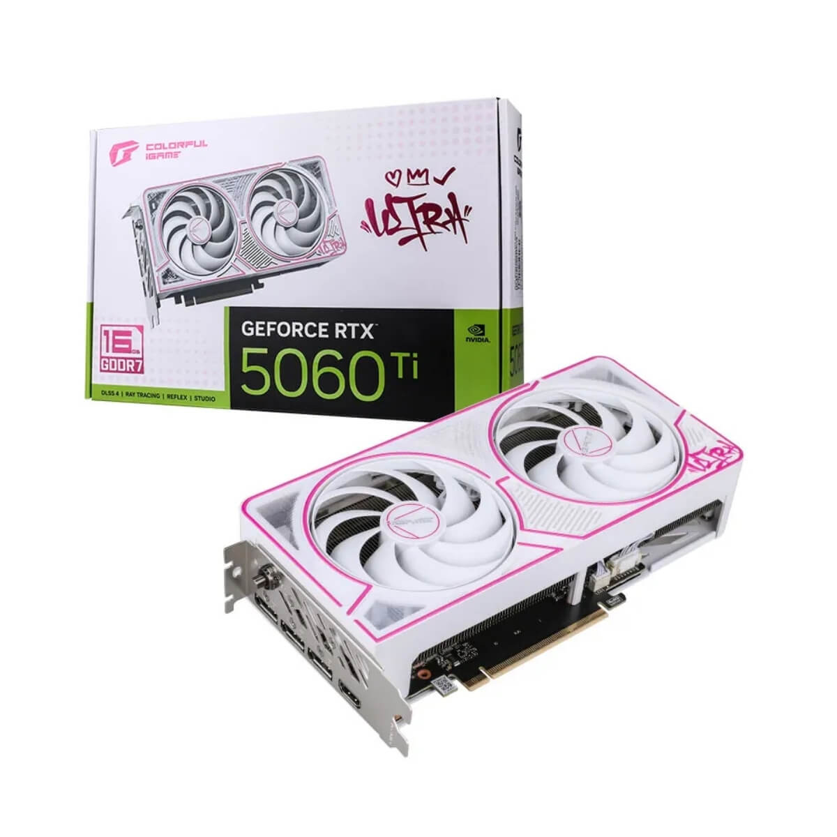 VGA Colorful iGame GeForce RTX 5060 Ti Ultra W DUO OC 16GB-V GDDR7