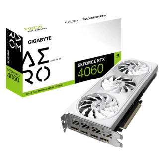VGA Gigabyte GeForce RTX 4060 AERO OC 8GB GDDR6 (White/trắng)
