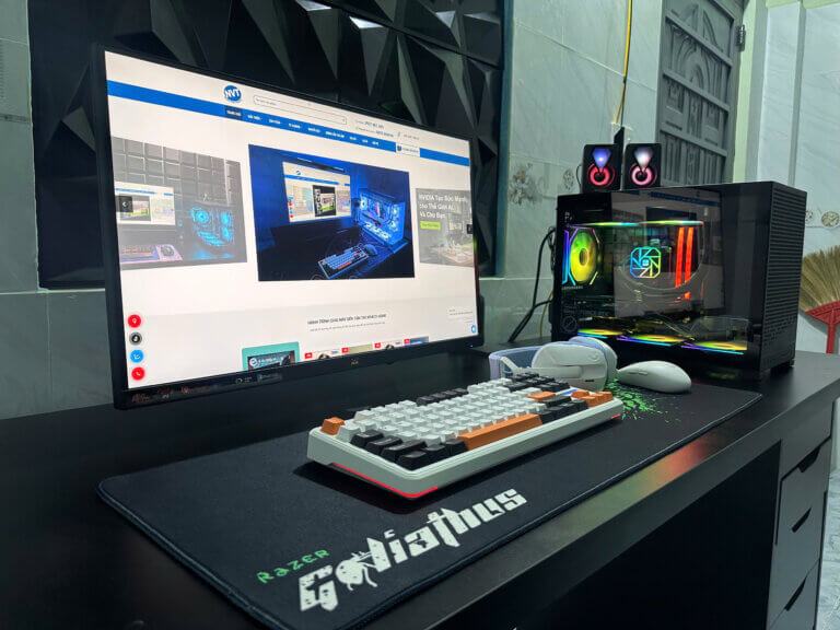 Góc PC Gaming NVT 101 – T5/2025 (B760/ i5 14600KF/ 32GB/ NVMe 500GB/ RTX 4060 8GB/ 750W/ LCD 27inch 180Hz)