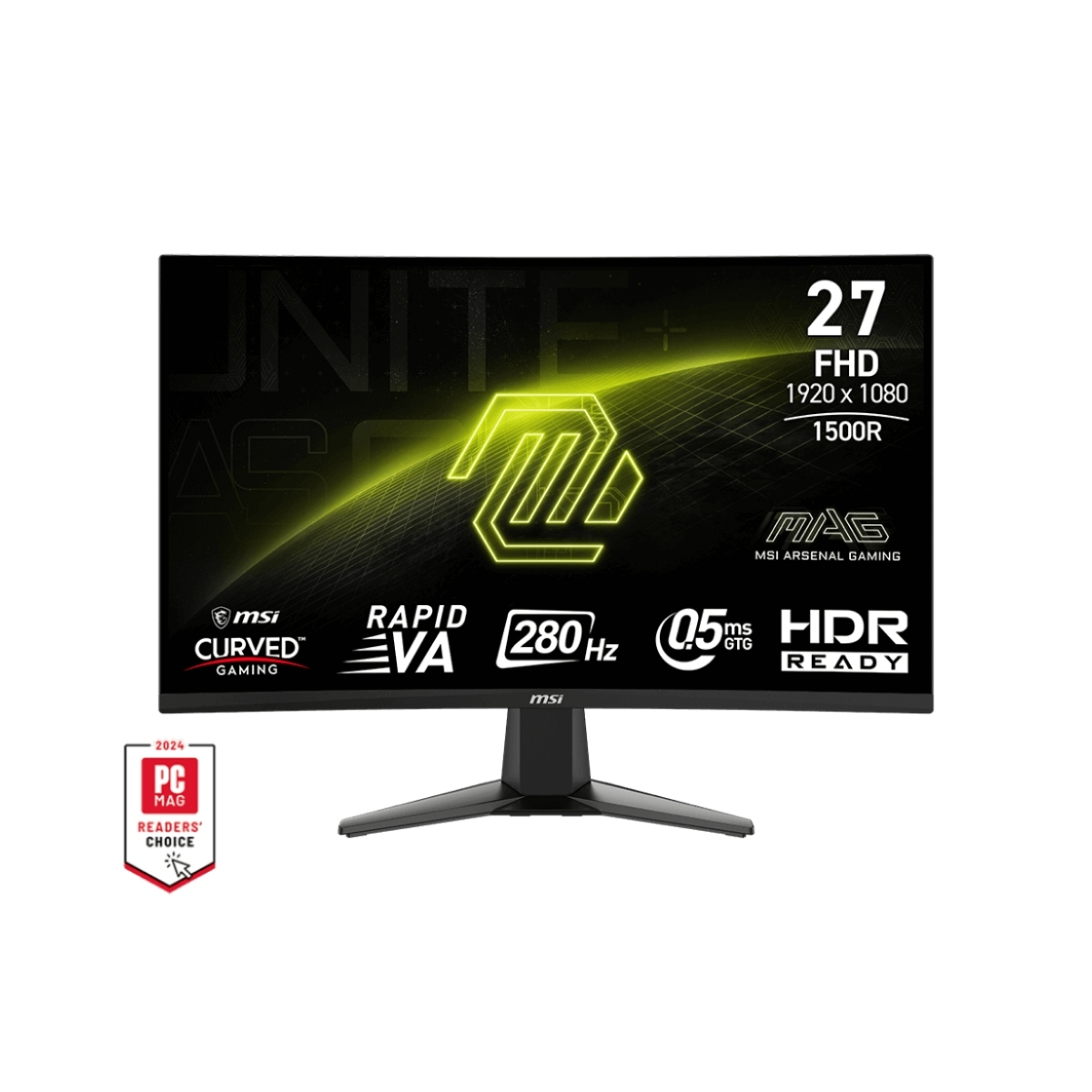 Màn hình PC MSI MAG 276CXF (27 inch/ FHD/ Rapid VA/ 280Hz/ 0.5ms)