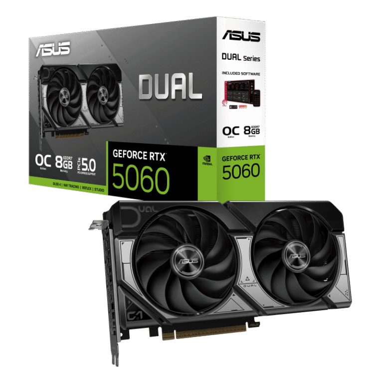 VGA ASUS Dual RTX 5060 8GB GDDR7 OC (DUAL-RTX5060-O8G)