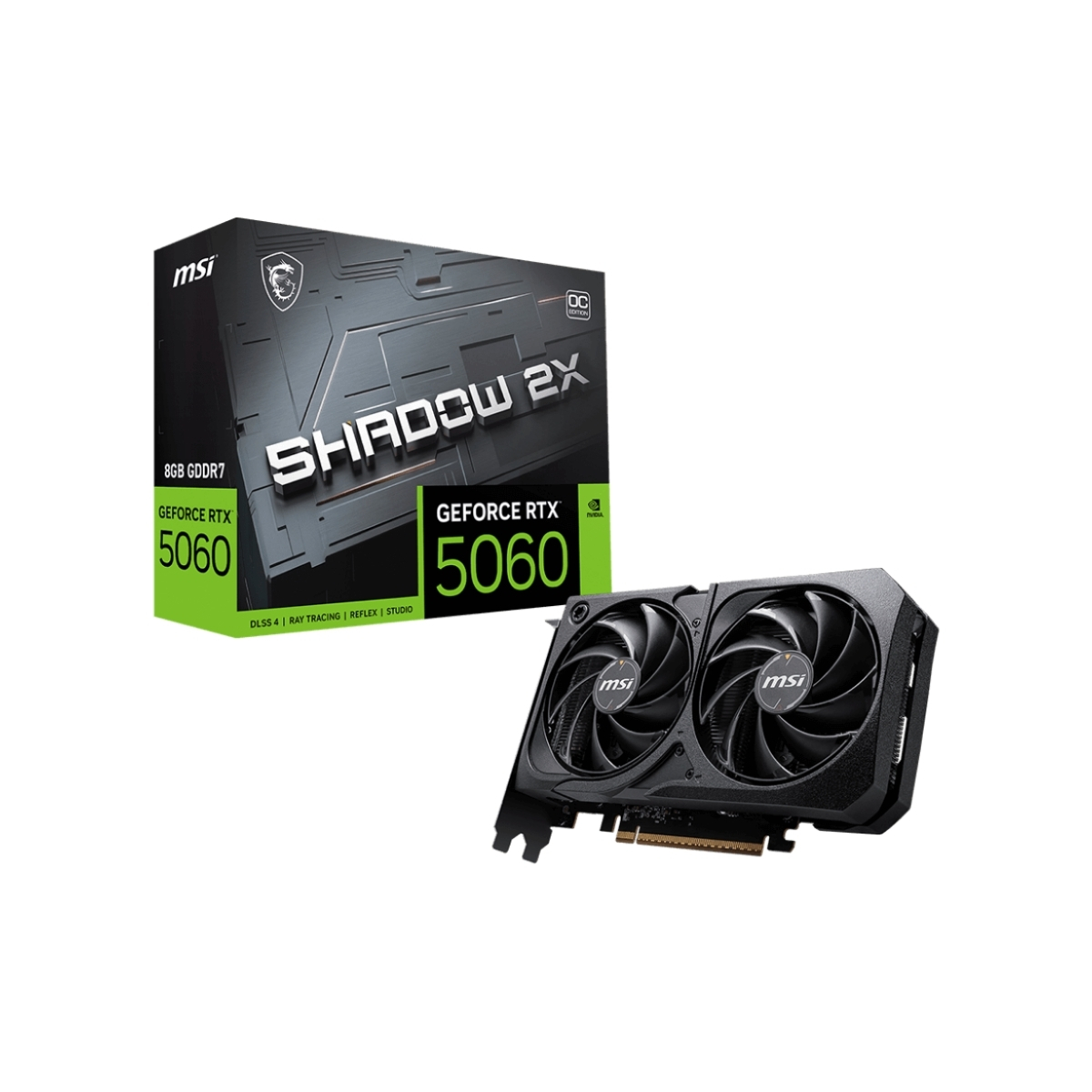 VGA MSI GeForce RTX 5060 8G SHADOW 2X OC