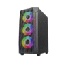 Case COOLERPLUS X3 Lancer Black ( EATX, Kèm 3 Fan RGB )