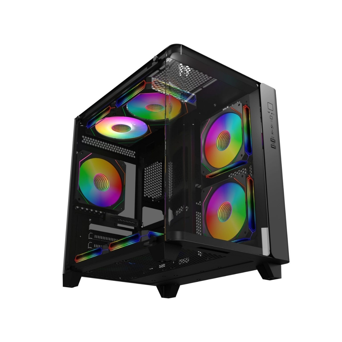 Case Jetek CSGO2 WUKONG (M-ATX) – Black/Đen