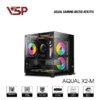 Case VSP Aqual X2-M (Kèm 3Fan Led RGB/ AIO 240 Top) – Black/Đen