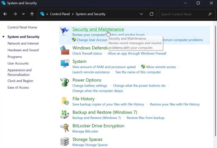 Tận dụng công cụ bảo trì hệ thống