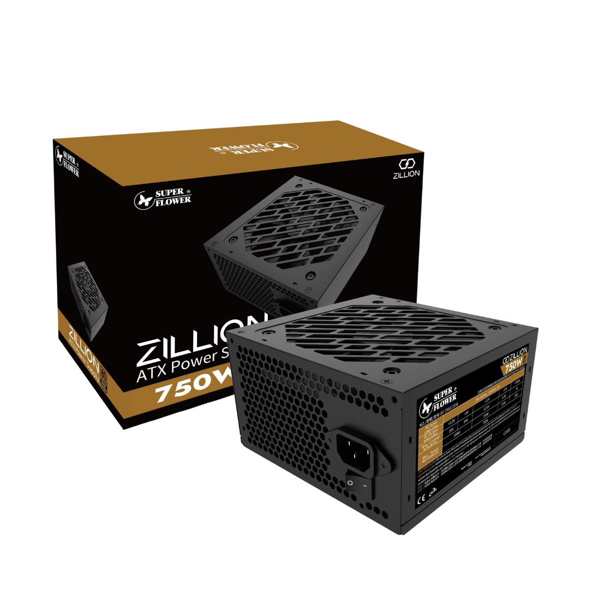 Nguồn Super Flower Zillion 750W 80Plus Bronze SF-750Z12DB